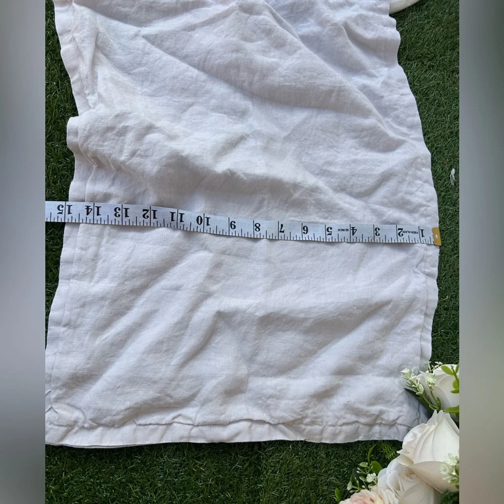Coyuchi 100% Organic Linen Made in Portugal pillowcase size 38” X 15” One Only